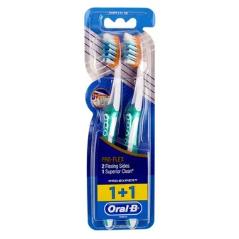 1+1 Oral-B | Tooth Brush Pro-Flex Pro Expert 38 Soft