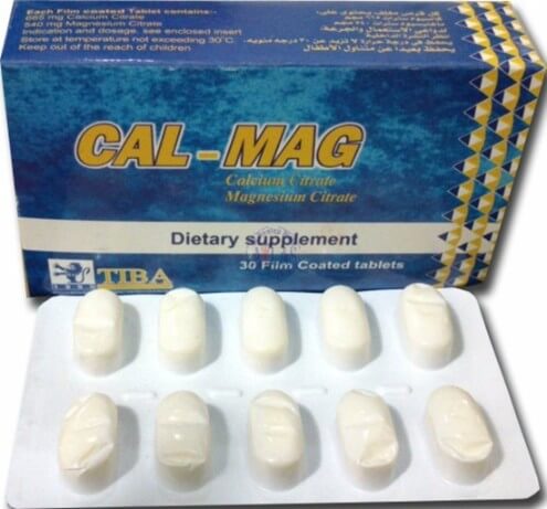 Cal mag dietary supplement | 30 capsules