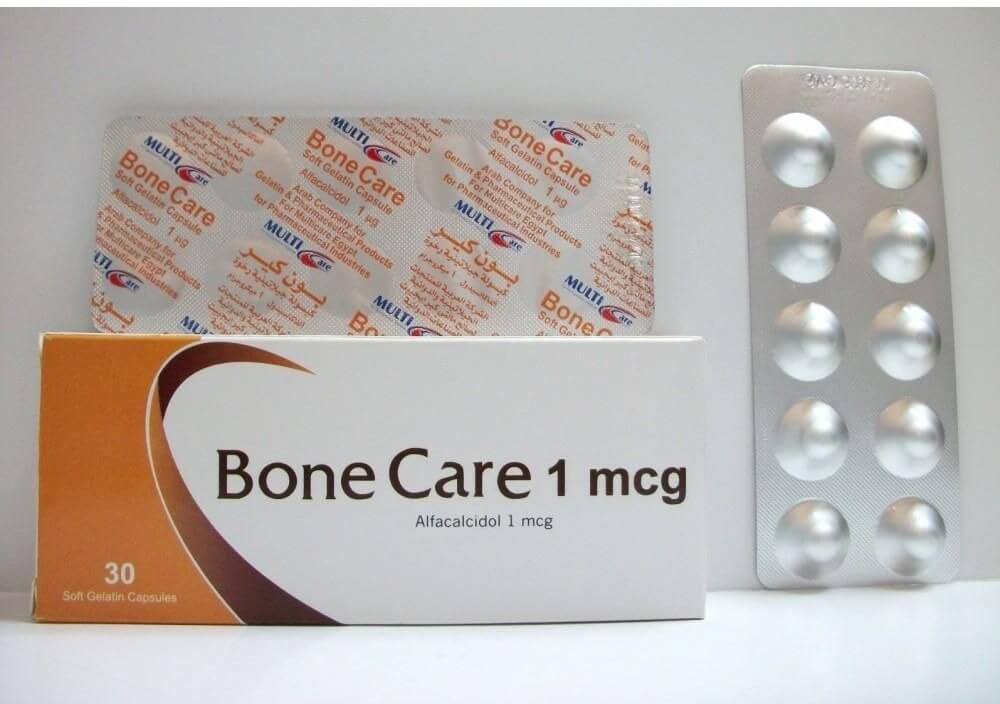 Bonecare Treats osteoporosis and rickets 1 mcg | 30 Capsules