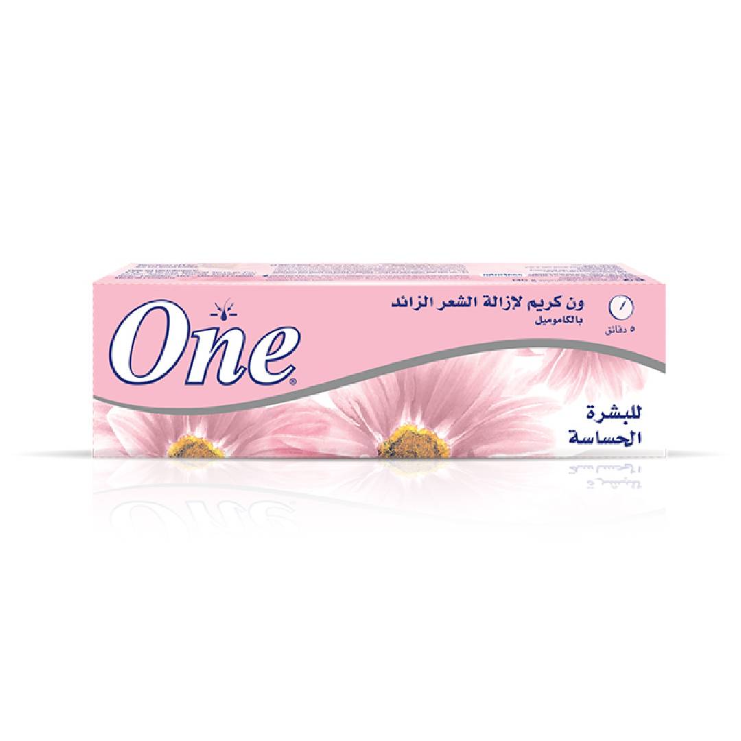 One | Hair Rremoval Cream Enriched with Chamomile for Sensitive Skin | 140gm