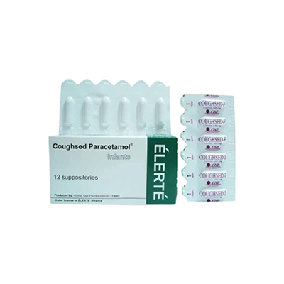 Coughsed Paracetamol | Coughing and Expectorant for Infants | 12 Supp