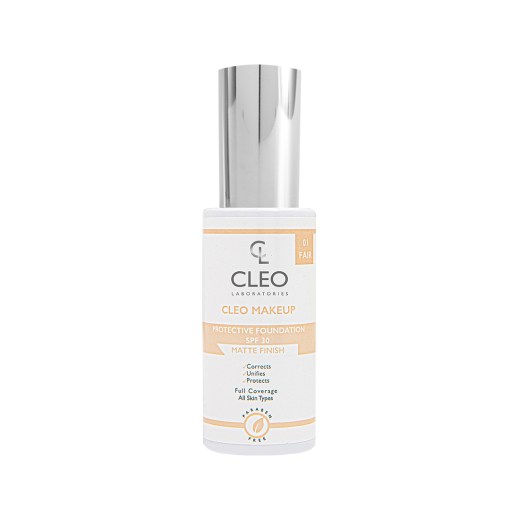 Cleo | Protective Foundation 01 SPF30 | 30ml