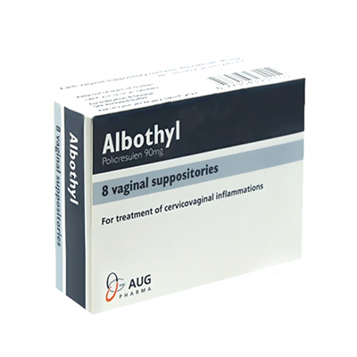 Albothyl | 90mg | 8 Vag. Supp