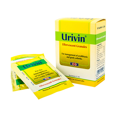 Urivin | Effervescent Granule | 10 Sach