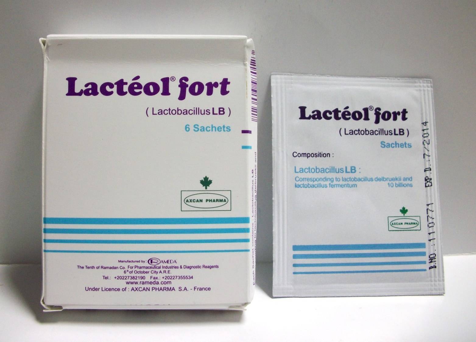 Lacteol Fort Antidiarrheal | 6 Sachets