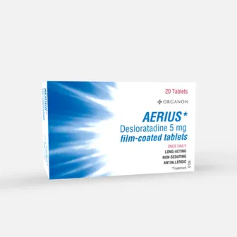Aerius Anti- Allergy & Urticaria 5mg | 20 Tabs