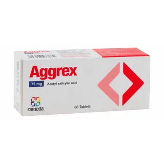Aggrex | To Prevent Thrombosis 75mg | 60 Tabs