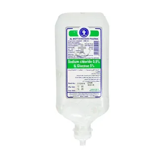 Al Mottahedoon | Sodium Chloride 0.9% & Glucose 5% | 500ml