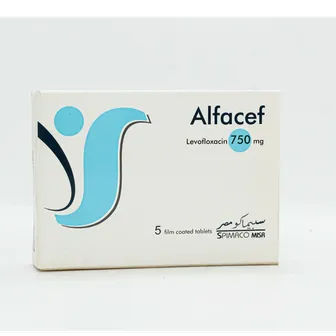 Alfacef | 750mg Levofloxacin Antibiotic | 5 Tabs