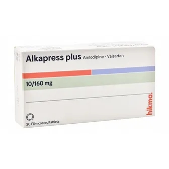 Alkapress Plus | High Blood Pressure 10/160mg | 20 Tabs