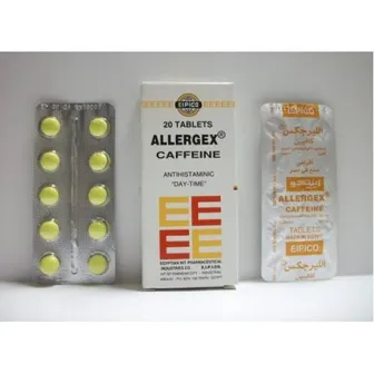 Allergex Caffeine | Anti-allergic | 20 Tab