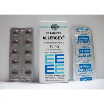 Allergex | Skin allergy | 20 mg | 20 Tab