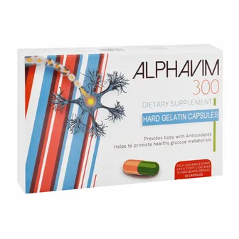 Alphavim Dietary Supplement 300mg | 20 Caps