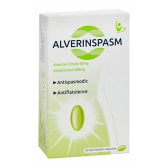 Alverinspasm Antispasmodic & Antiflatulence | 24 Caps