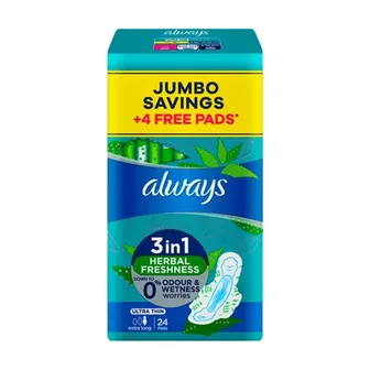 Always | Ultra Thin Herbal | 24 Pcs