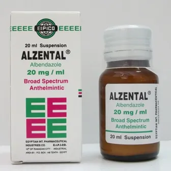 Alzental | Anthelmintic | 20mg | 20ml Susp