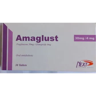 Amaglust | Regulating Sugar Level | 30 mg/4 mg | 30 Tab