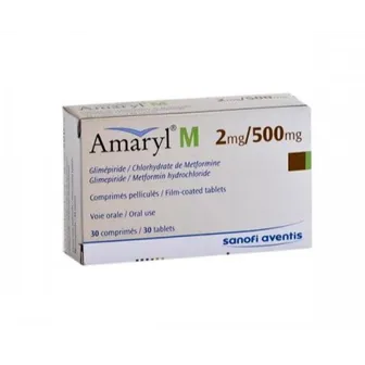 Amaryl – M 2Mg/500Mg | 30 Tabs