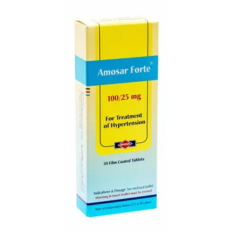 Amosar Fort | High Blood Pressure 100/25mg | 30 Tabs