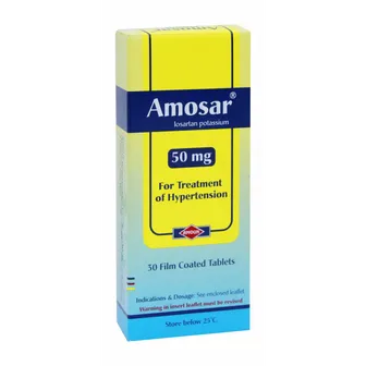 Amosar | High Blood Pressure 50mg | 30 Tabs
