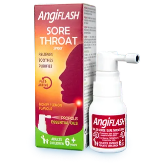 Angiflash Sore Throat Spray | 20ml