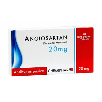 Angiosartan High Blood Pressure 20mg | 28 Tabs