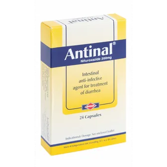 Antinal To Treat Diarrhea 200mg | 24 Caps