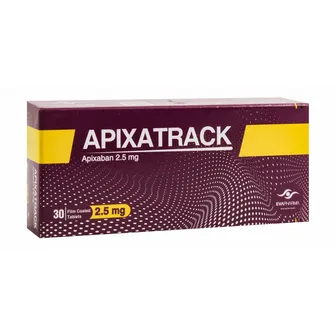 apixatrack 2.5 mg 30 tab