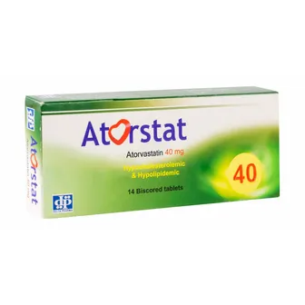 Atorstat Hypocholesterolemic & Hypolipidemic 40mg | 14 Tabs