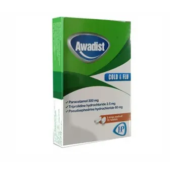 Awadist | Cold & Flu | 20 Coated Tabs
