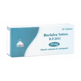 Baclofen | Muscle Relaxant 10mg | 20 Tabs