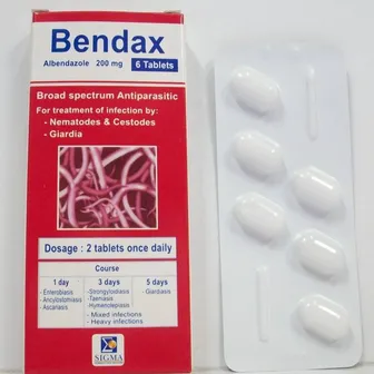 Bendax | Anthelmintic |200 mg | 6 Tab