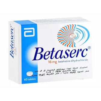 Betaserc | Dizziness and Circulatory Disorders 16mg | 60 Tabs
