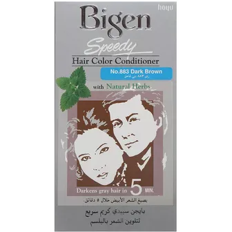 Bigen | Speedy Hair Color Conditioner With Natural Herbs Dark Brown 883
