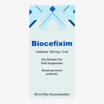 Biocefixim Antibiotic 100mg/5ml | 60ml