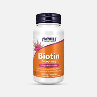 Now Biotin 5000mcg | 60 Caps