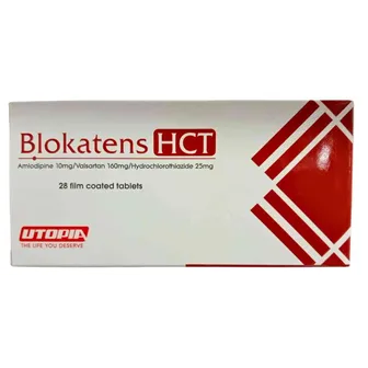 Blokatens HCT 10/160/25mg | 28 Film Coated Tabs