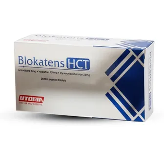 Blokatens HCT 5/160/25mg | 28 Film Coated Tabs