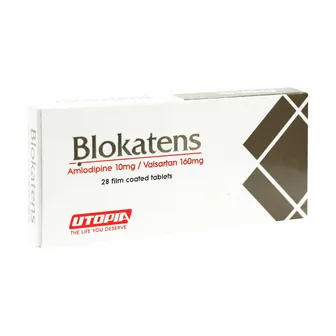 Blokatens | High Blood Pressure 10/160mg | 28 Tabs