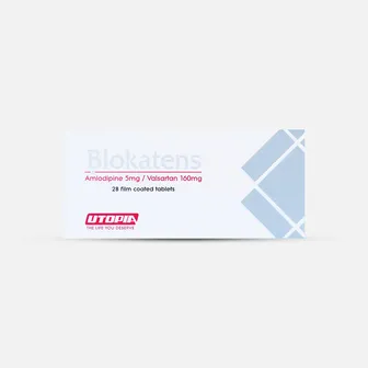 Blokatens High Blood Pressure 5/160mg | 28 Tabs