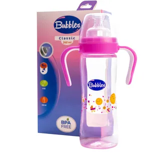 Bubbles | Classic Feeding Bottle with Hand | 260ml