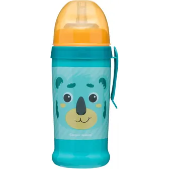 Canpol Babies | Non-Spill Sport Cup with Silicon Straw | 350ml