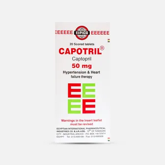Capotril | High Blood Pressure 50mg | 20 Tabs