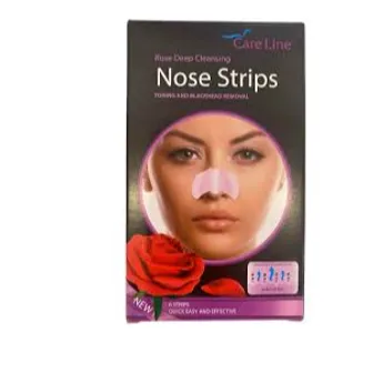 Care Line | Rose Nasal Strips | 6 Strips