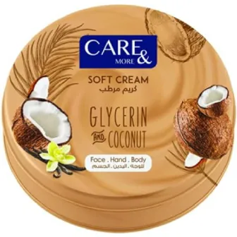 Care & More | Soft Cream With Glycerin Coconut | 125ml