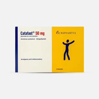 Catafast | Relieves Toothache and Headache 50mg | 9 Sachets