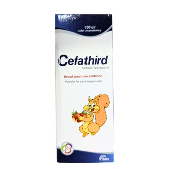 Cefathird | 125mg/5ml Powder For Oral Suspension | 60Ml