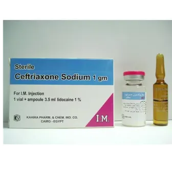 Ceftriaxone Sodium | IM Antibiotic | 1 g