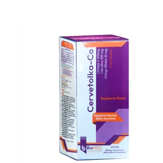 Cervetolka -CO Raspbrrey Flavor 250mg/5ml | Oral Suspension 60ml