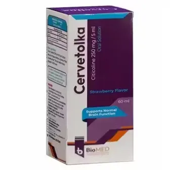 Cervetolka Syrup 250mg\5ml Strawberry Flavour | 60ml